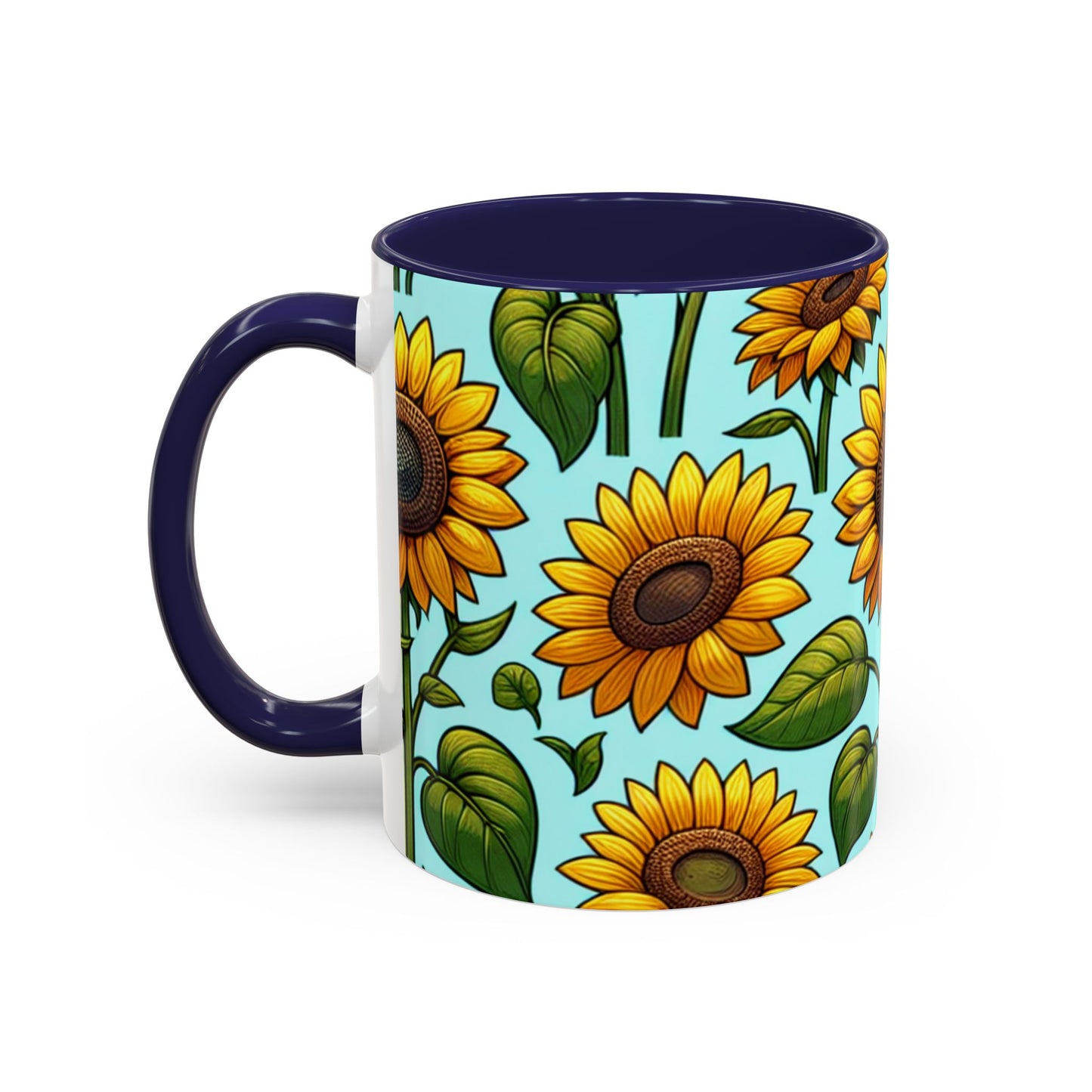 Sunny Meadow Sunflower Bloom - Mugs
