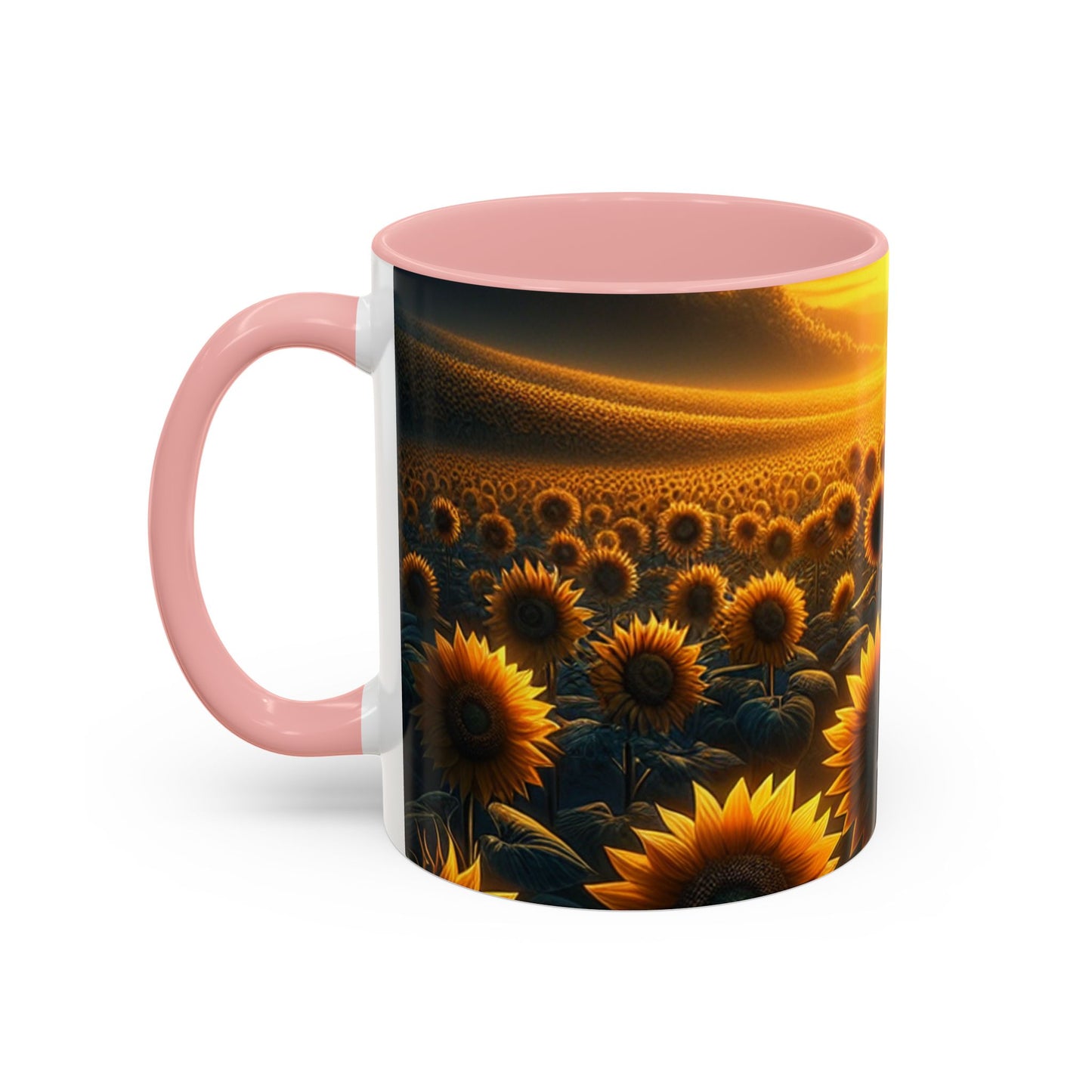 Golden Hour Sunflower Serenade - Mugs
