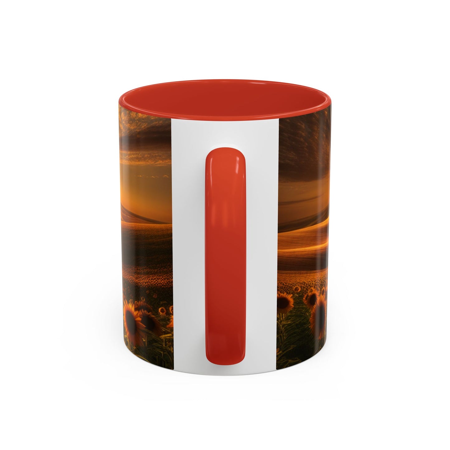Sunset Amber Waves and Sunflower Bliss - Mugs