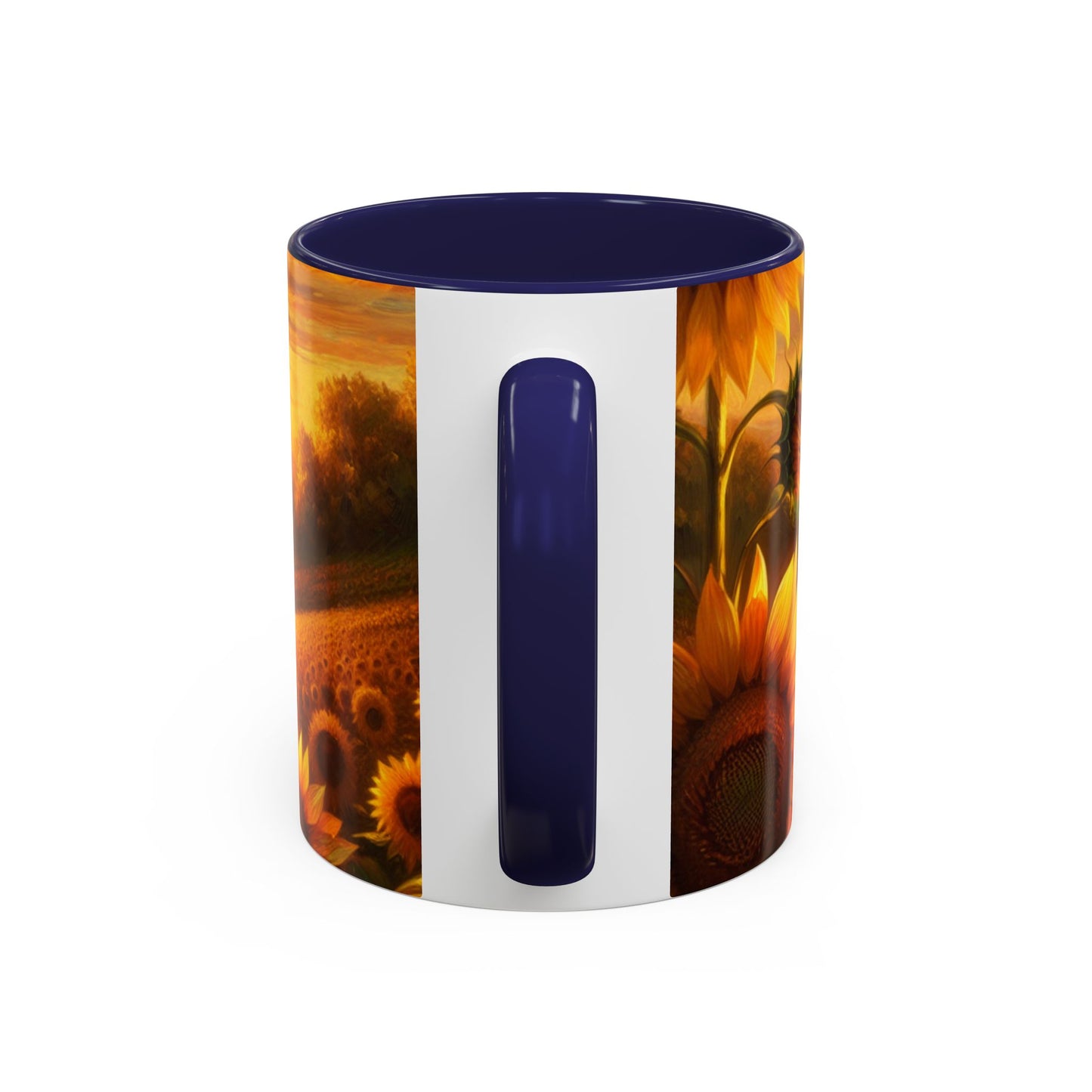Golden Sunflower Majesty - Mugs