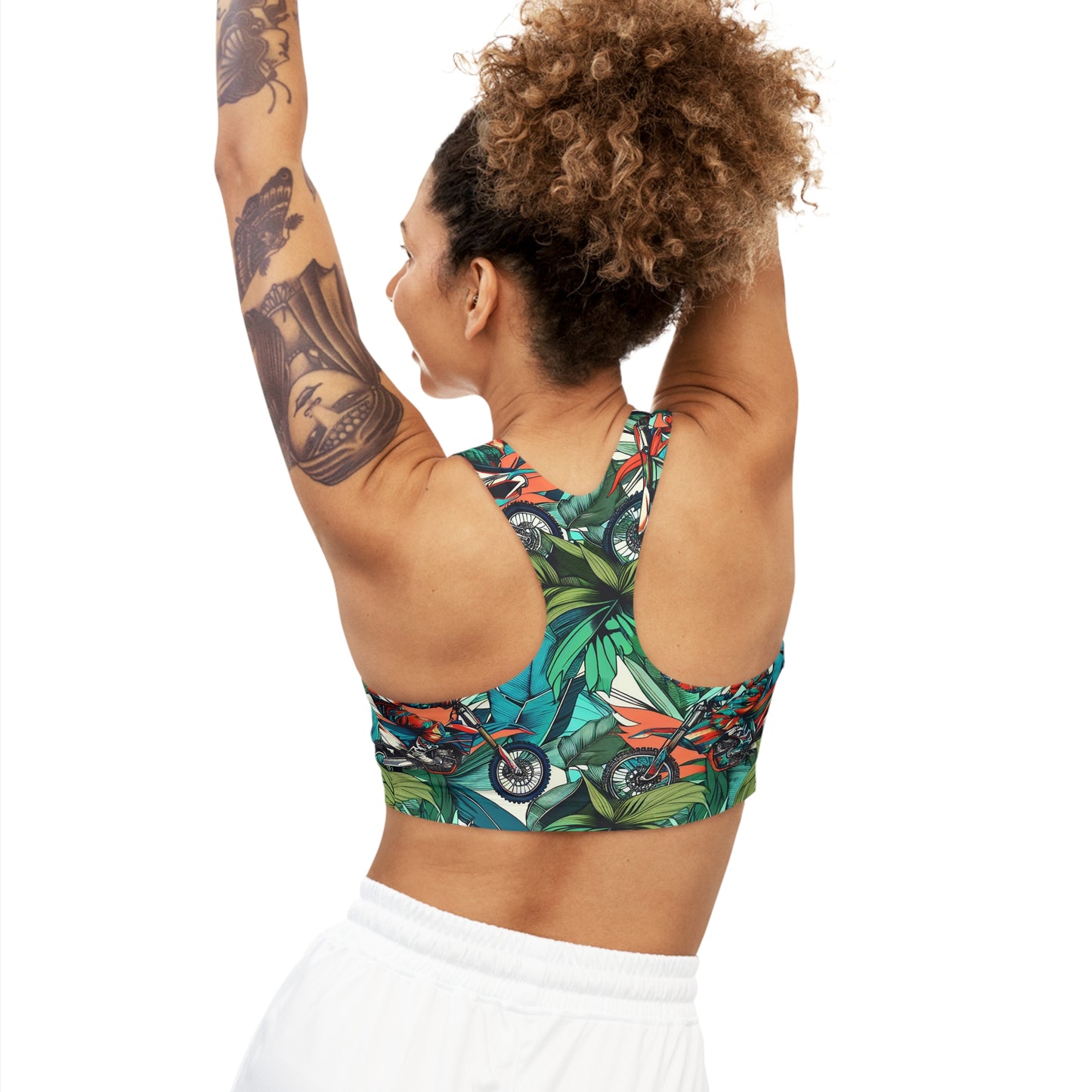 Tropical Moto Surge - Sports Bra