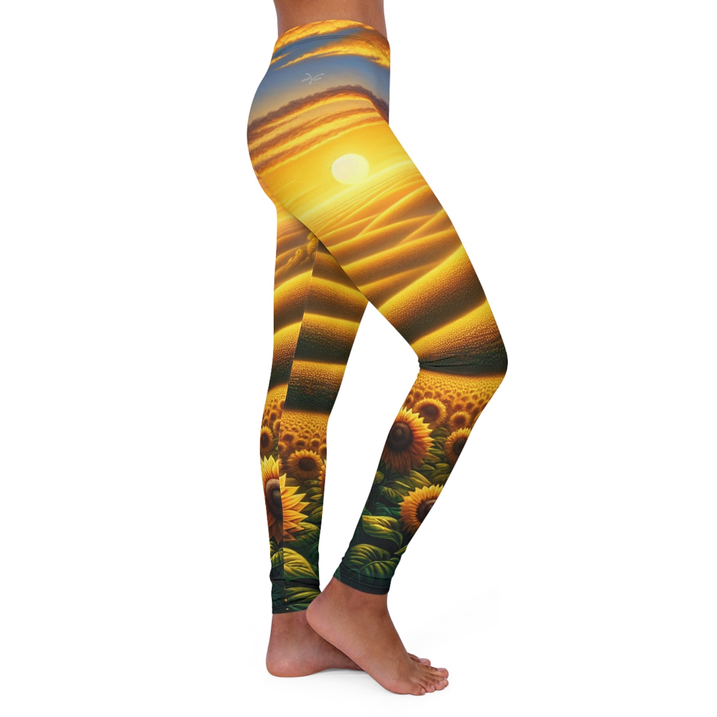 Amber Waves and Sunflower Serenade - Leggings