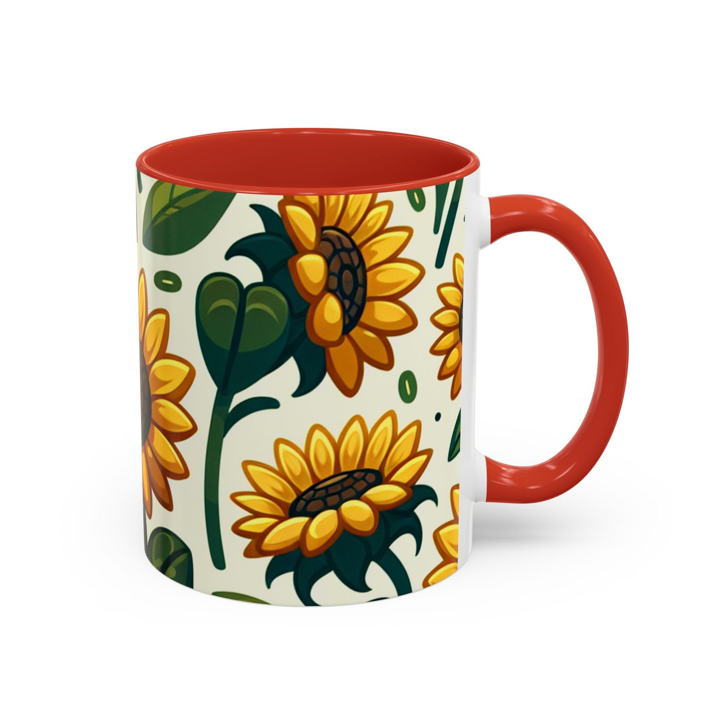 Sunny Meadow Sunflower Bliss Pattern - Mugs