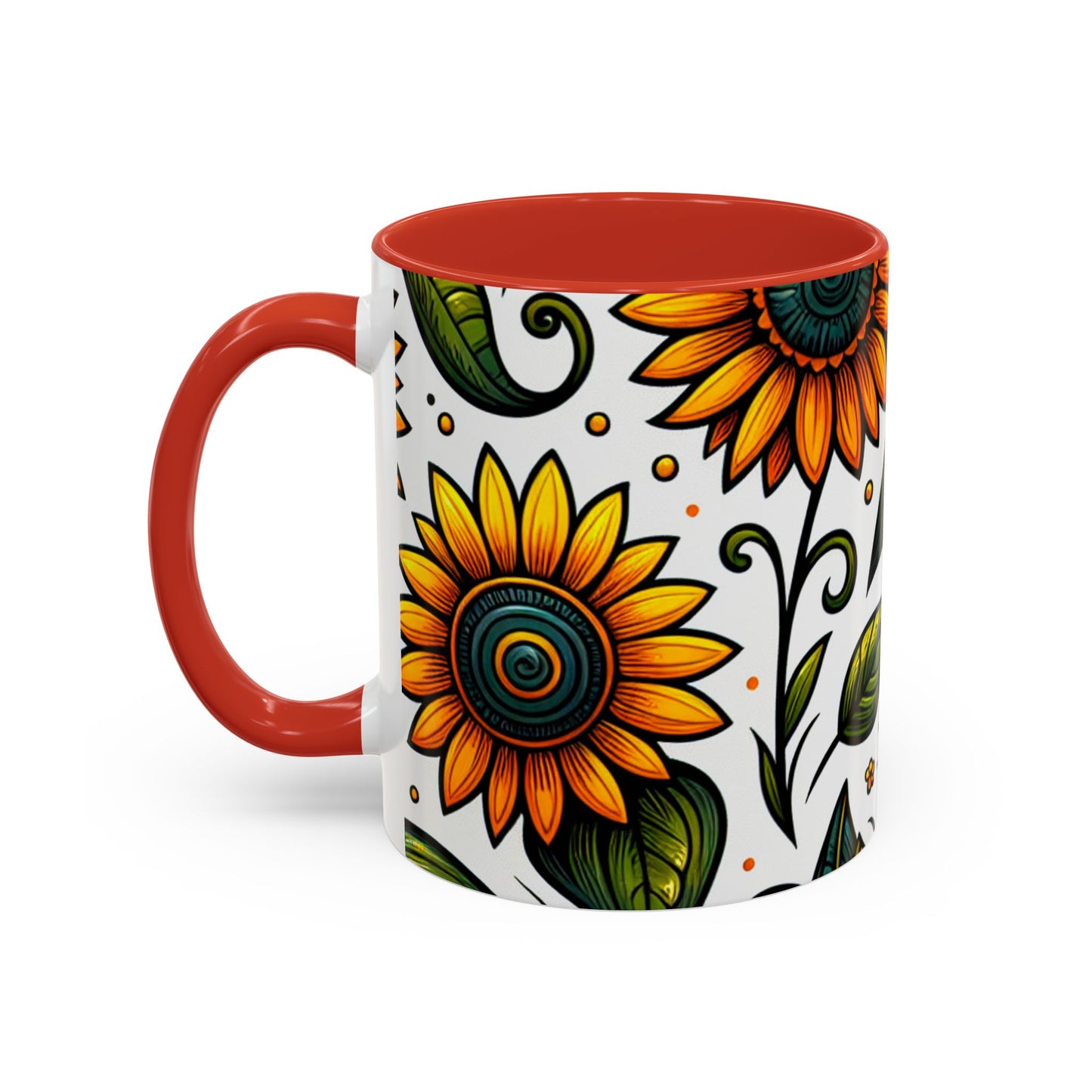 Sunlit Floral Harmony - Mugs