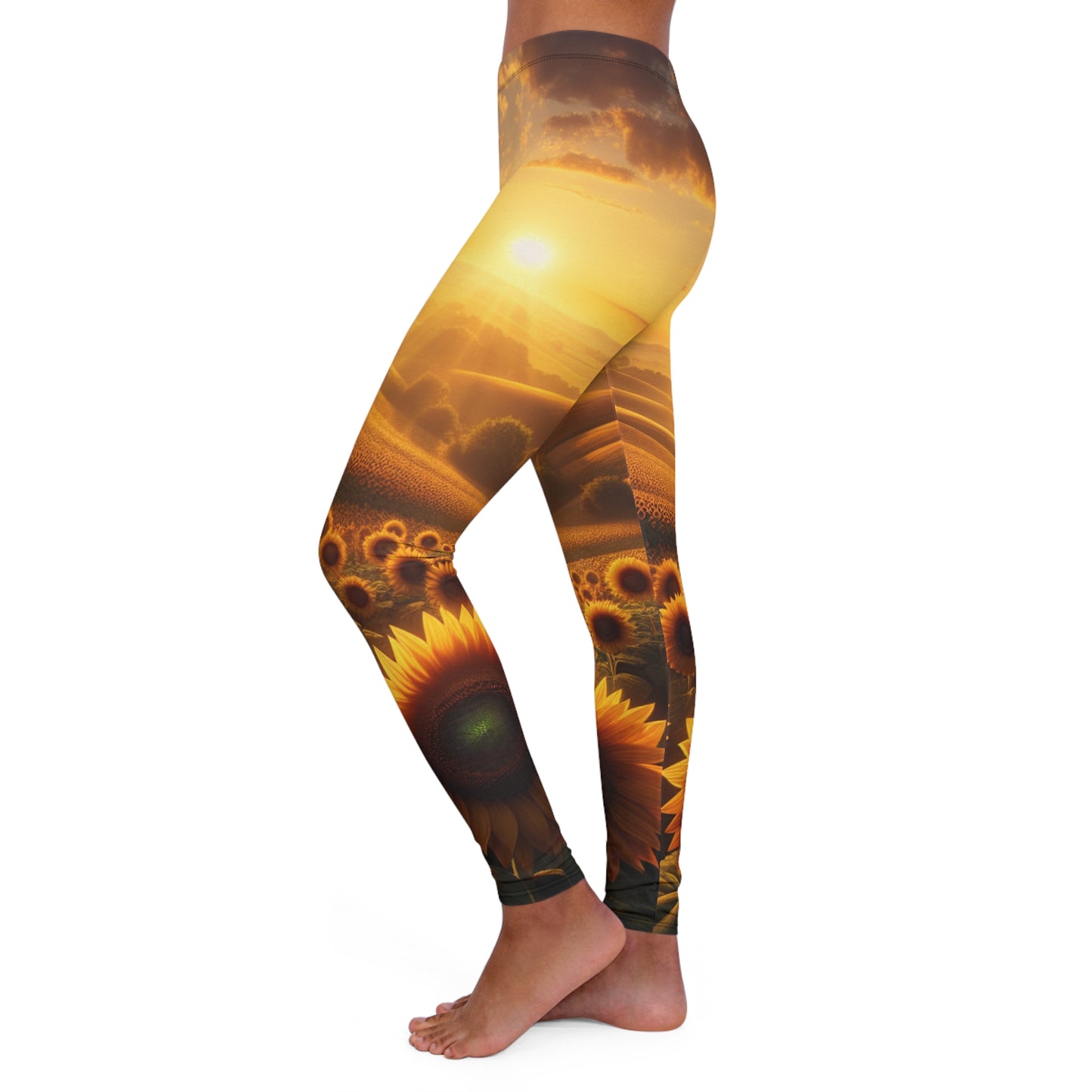 Amber Waves and Sunflower Blaze - Leggings
