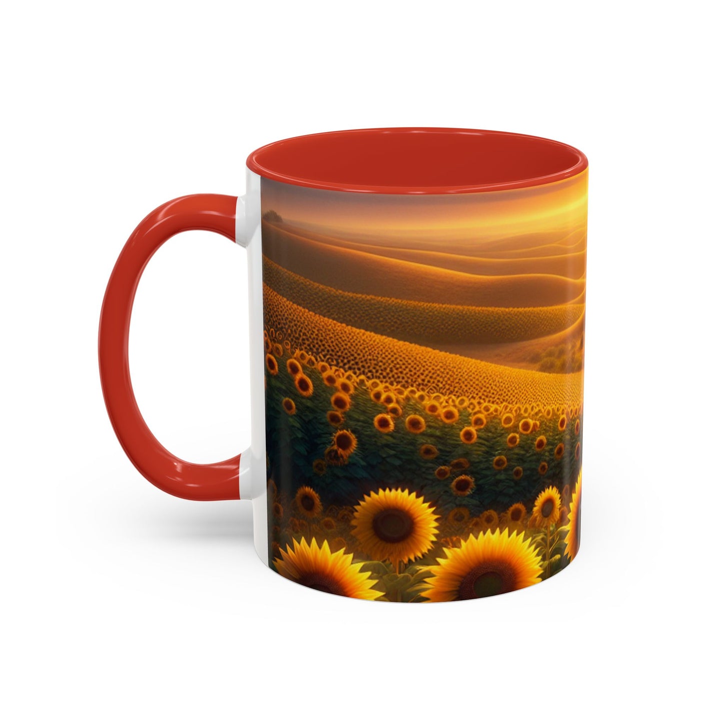 Amber Sunflower Expanse - Mugs