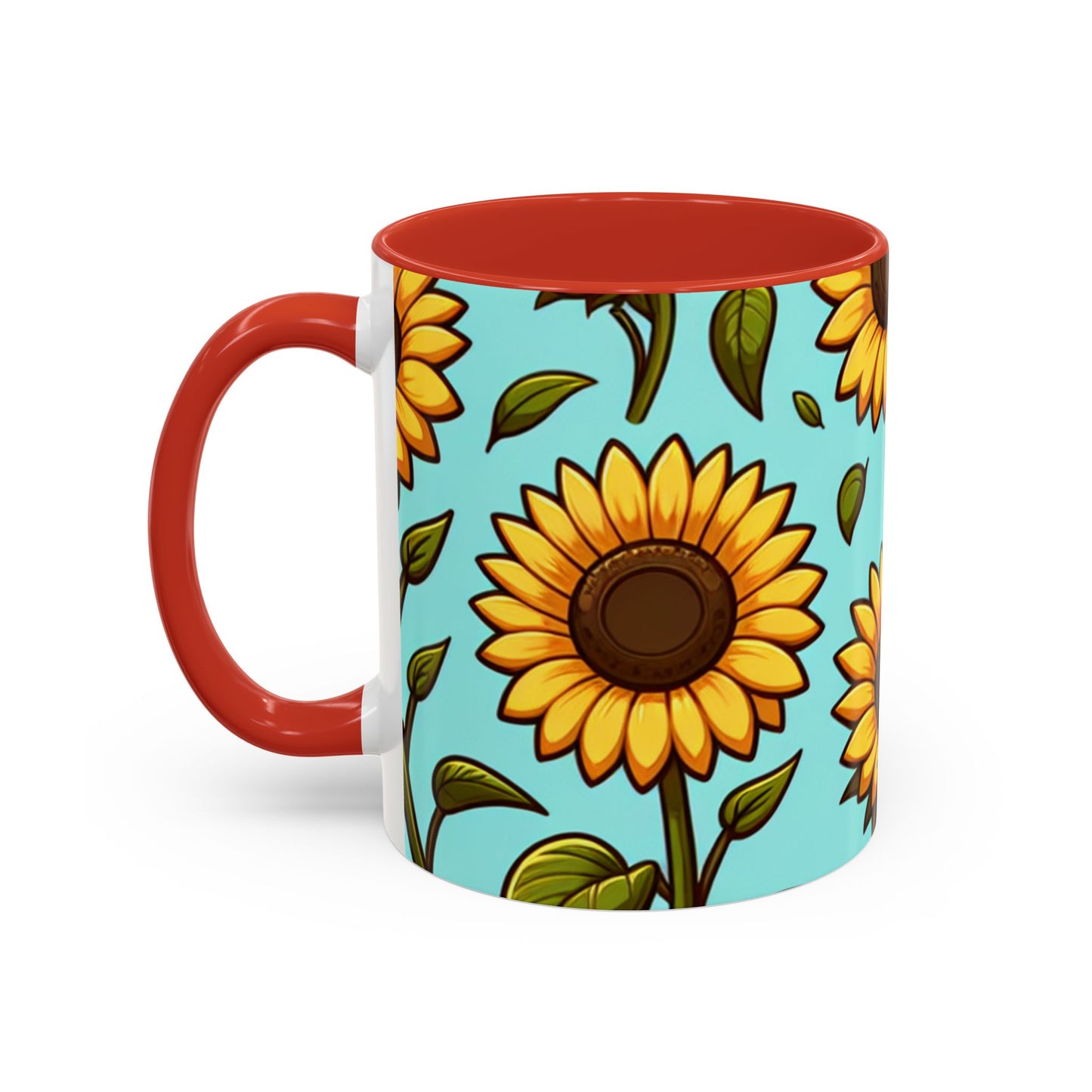 Sunshine Serenade Sunflower Bloom - Mugs