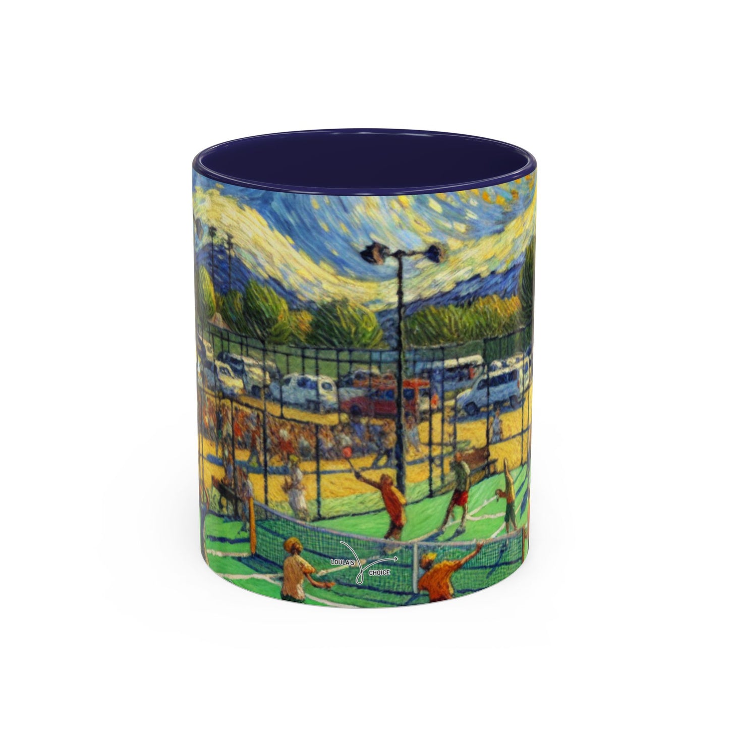 Starry Pickleball Dreamscape Pattern - Mugs