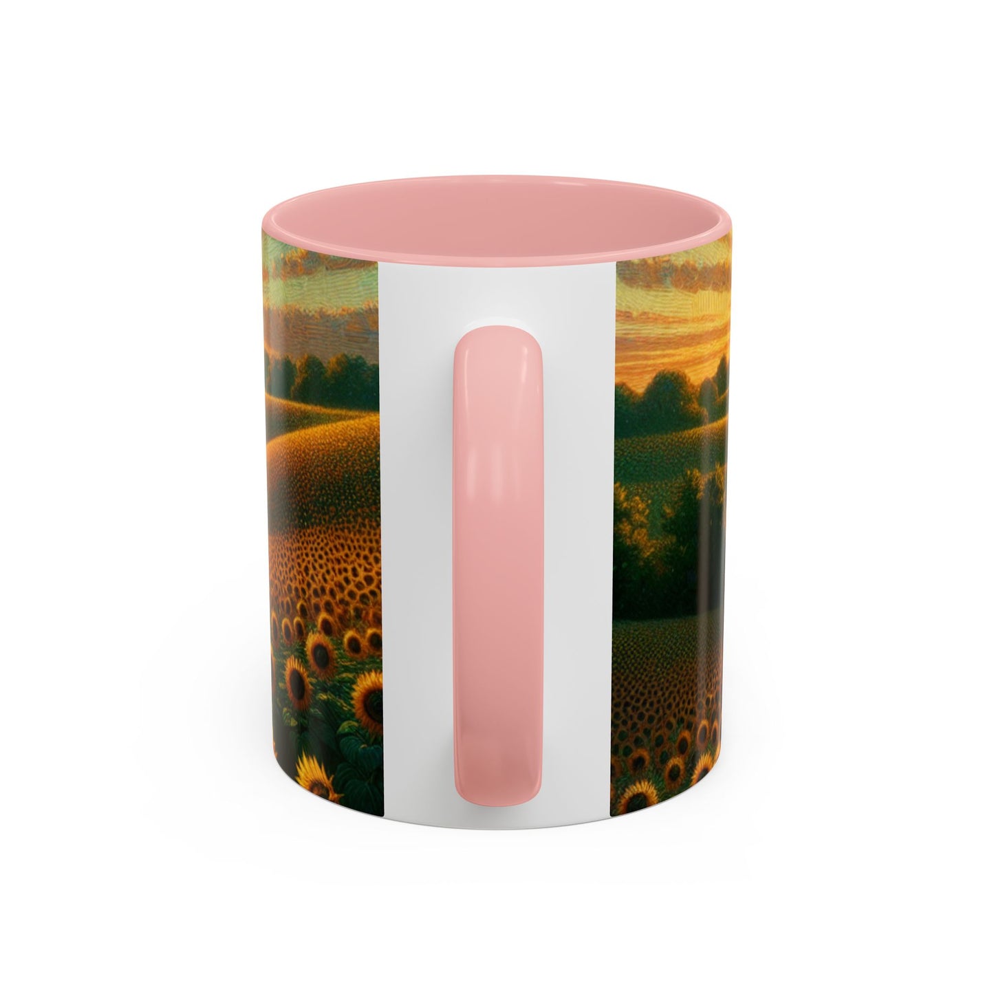 Sunset Harmony Sunflower Fields - Mugs