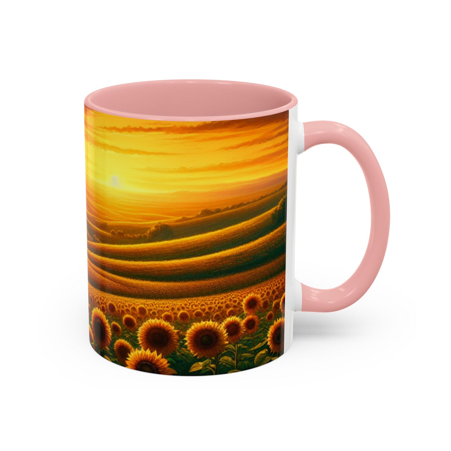 Amber Sunflower Serenade - Mugs
