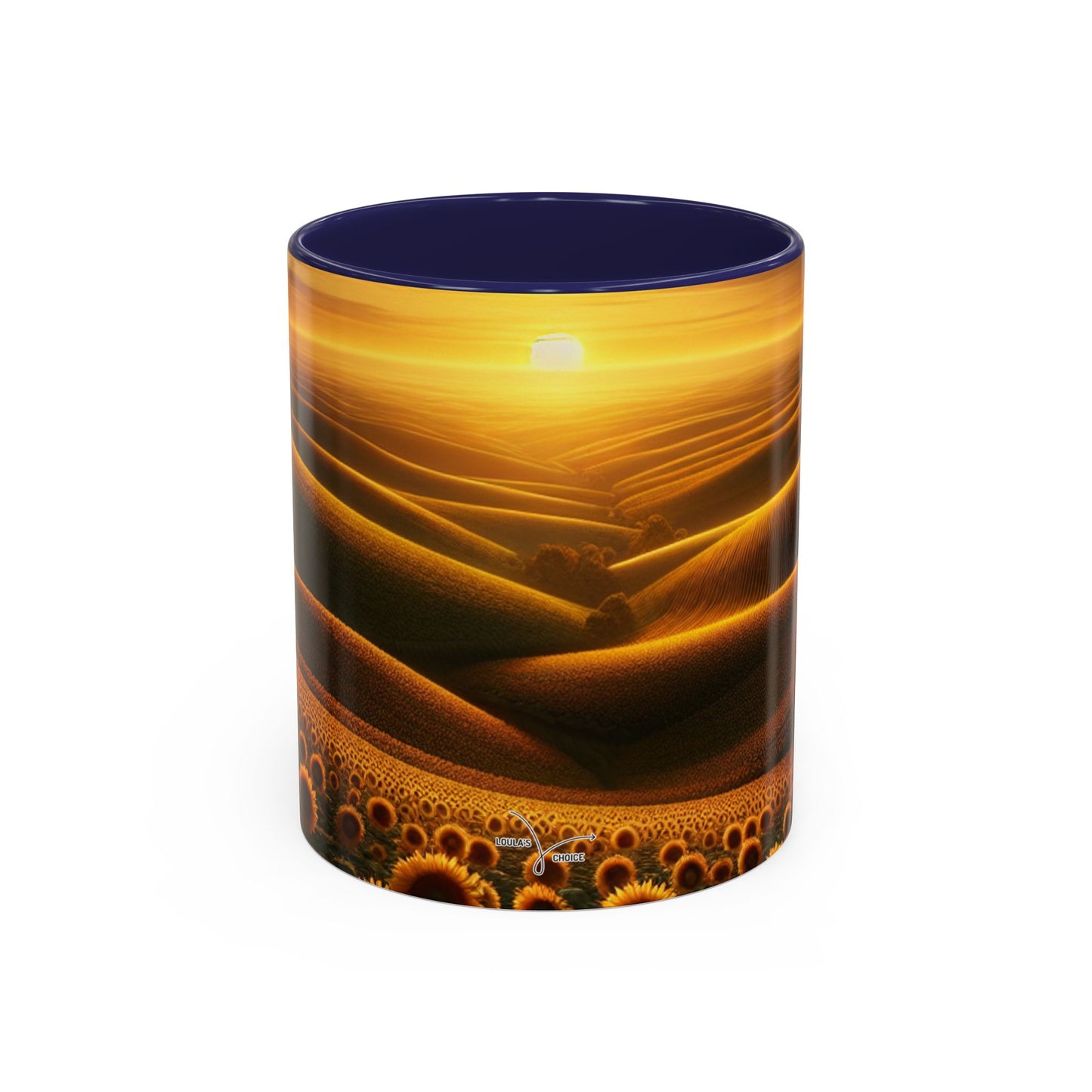 Amber Waves and Sunflower Blaze Sunrise - Mugs