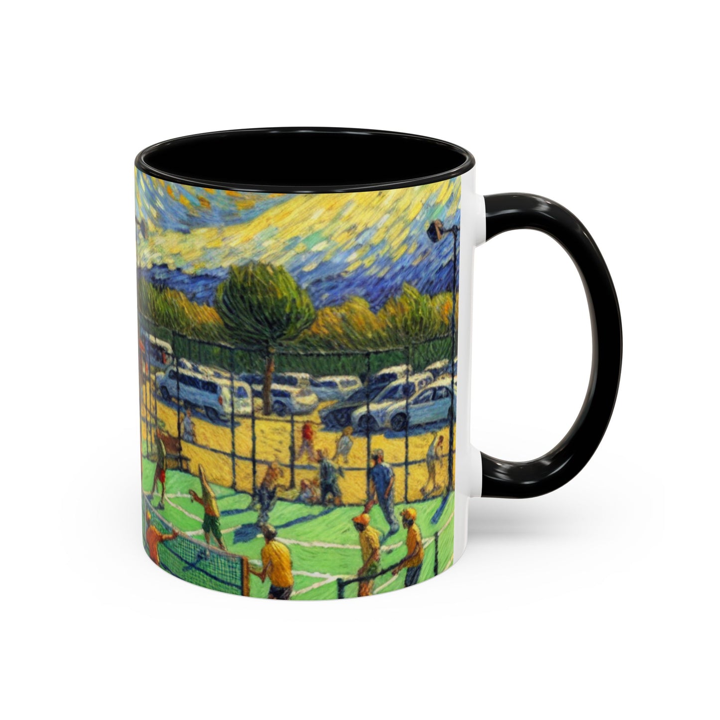 Starry Pickleball Dreamscape Pattern - Mugs