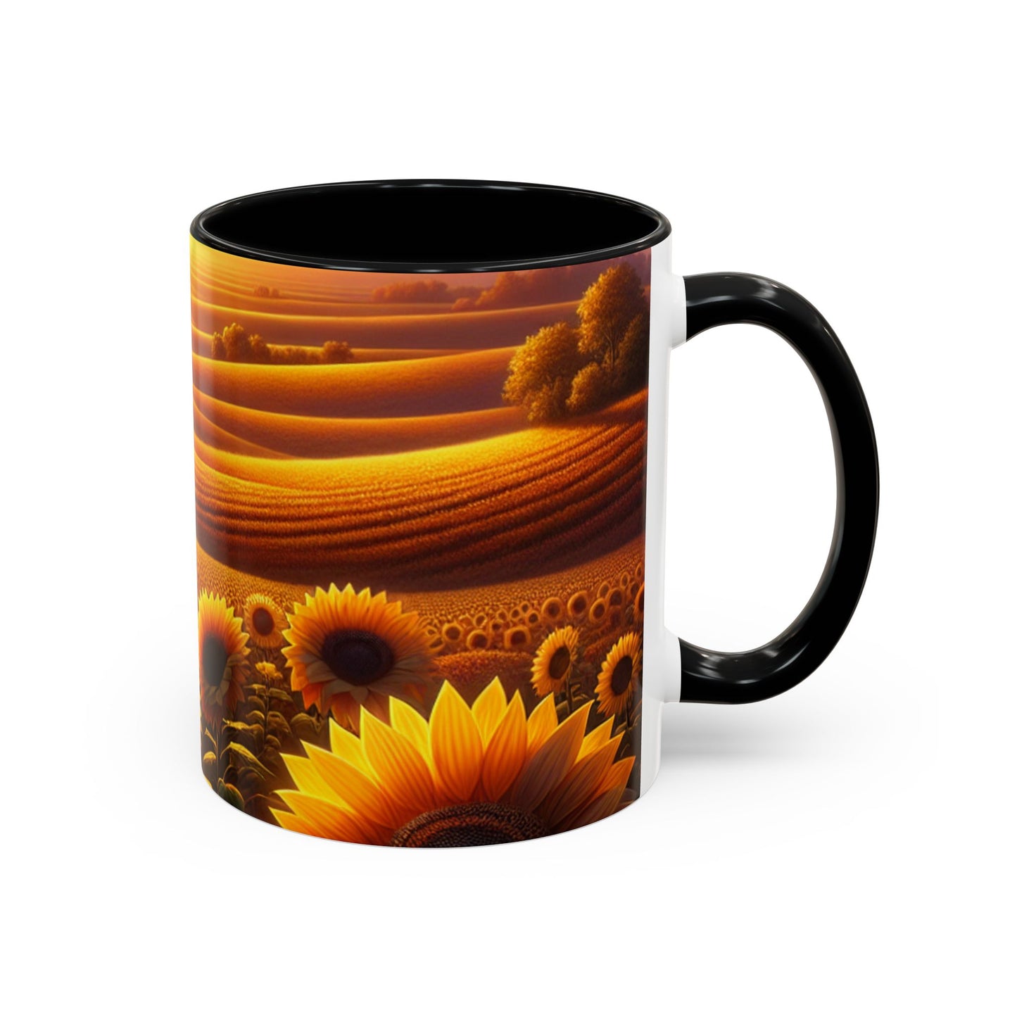 Amber Sunset Fields - Mugs
