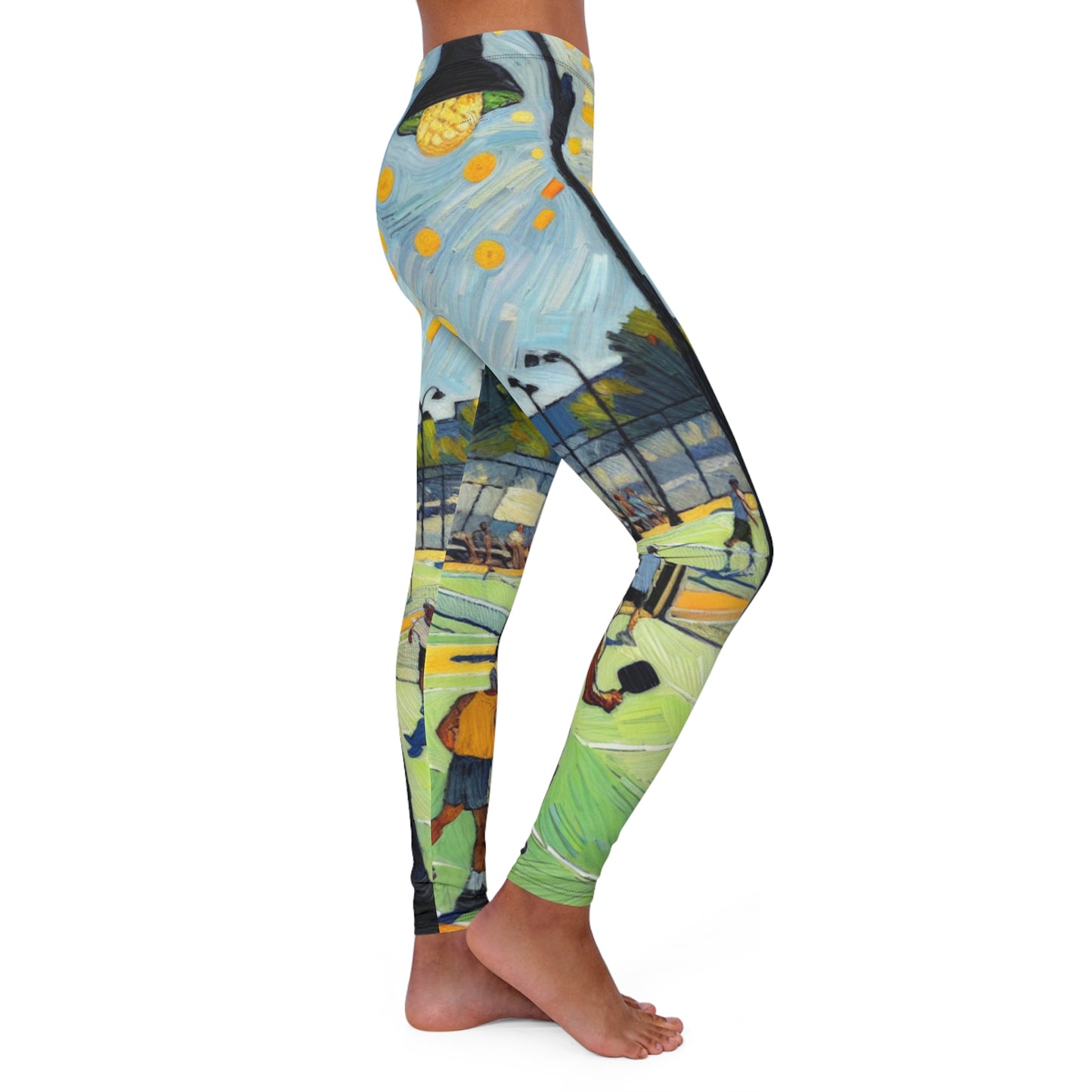 Sunlit Pickleball Whimsy - Leggings