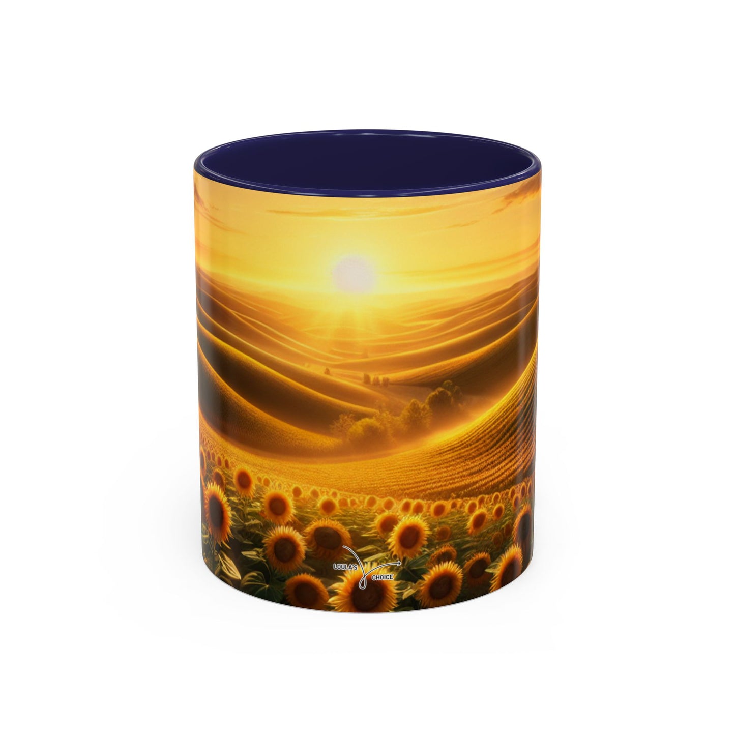 Amber Waves of Sunflower Majesty - Mugs