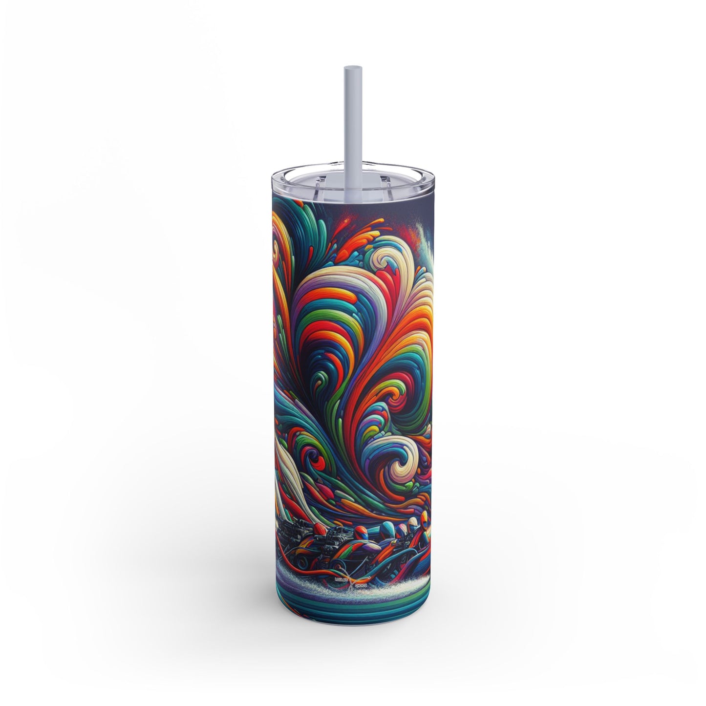 Dynamic Waves of Color - Tumblers