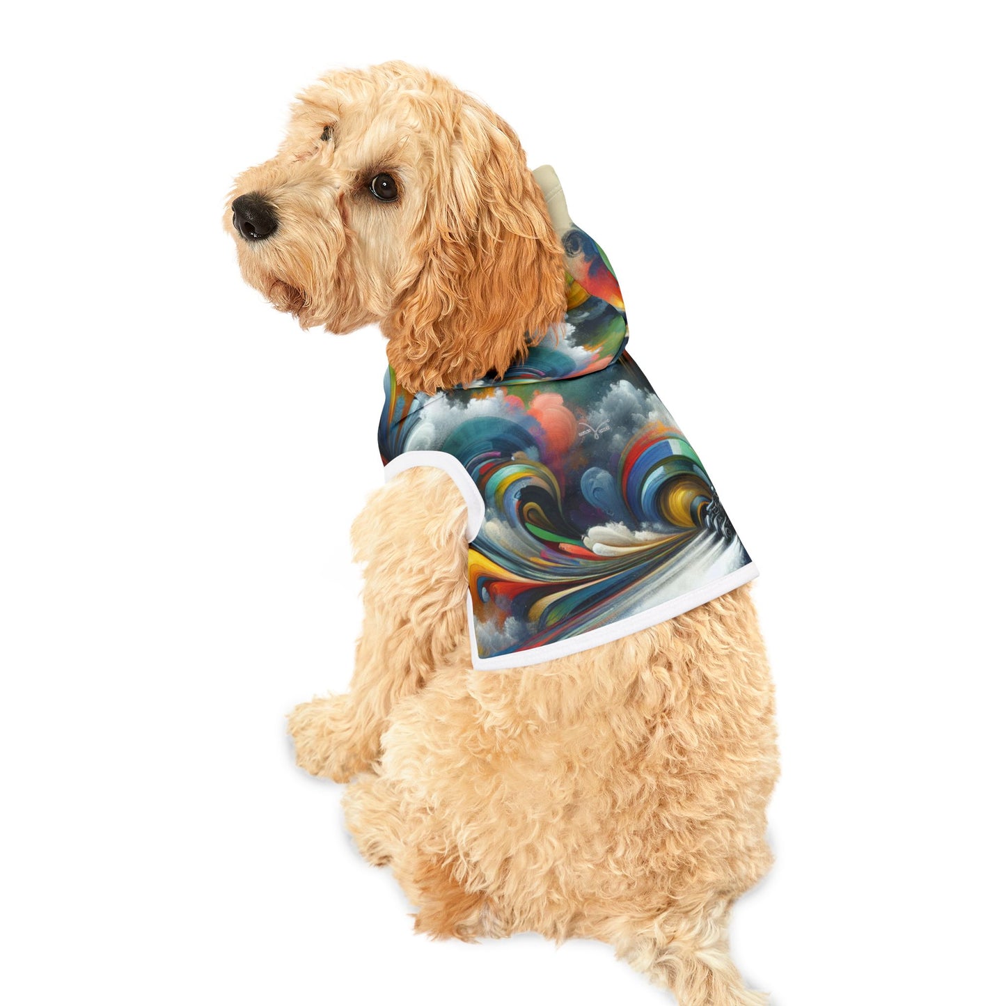 Dynamic Waves of Momentum - Pet Hoodie