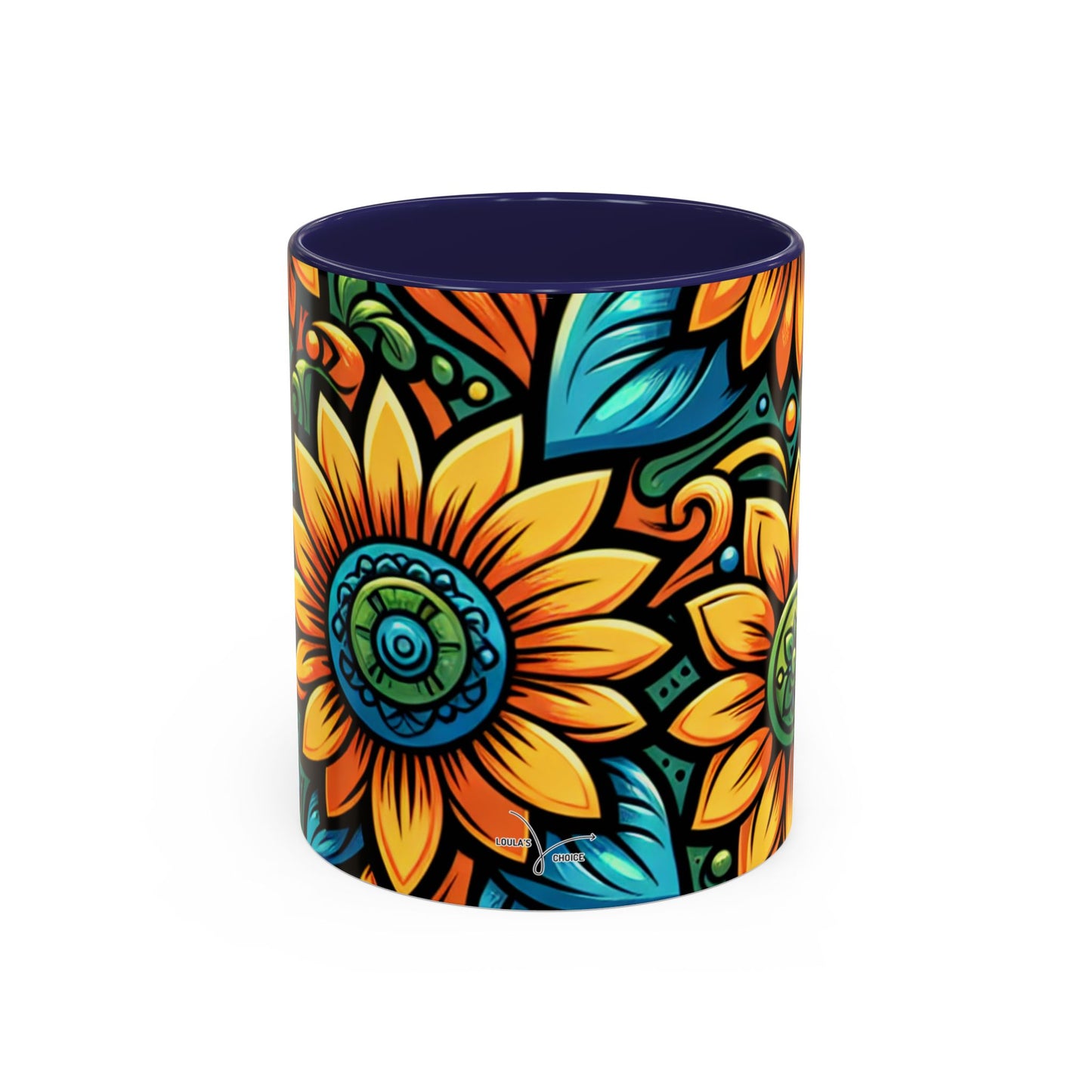 Enchanted Sunflower Mosaic - Mugs