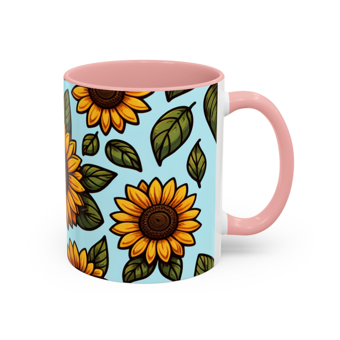 Sunshine Meadow Sunflower Array - Mugs