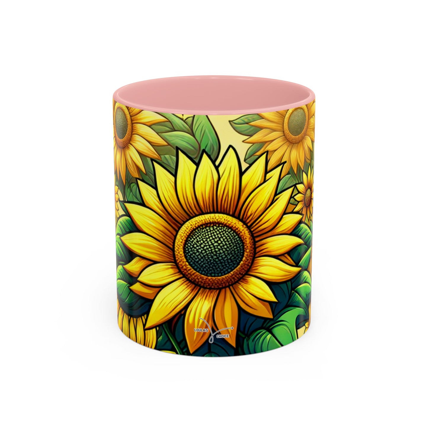 Golden Helianthus Haven - Mugs