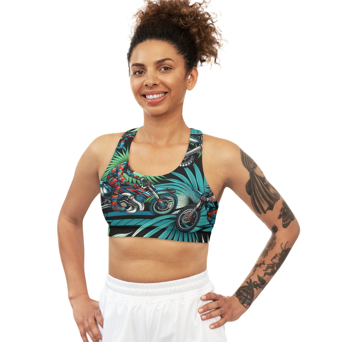 Tropical Motocross Mayhem - Sports Bra