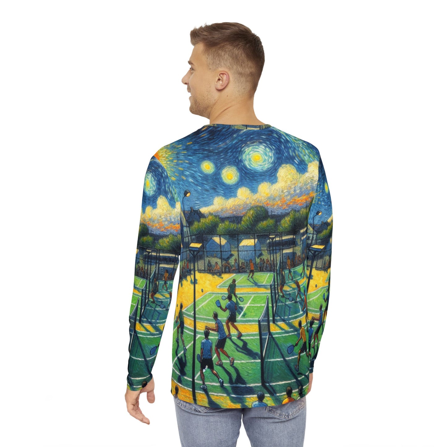 Starry Pickleball Night Cascade - Tee