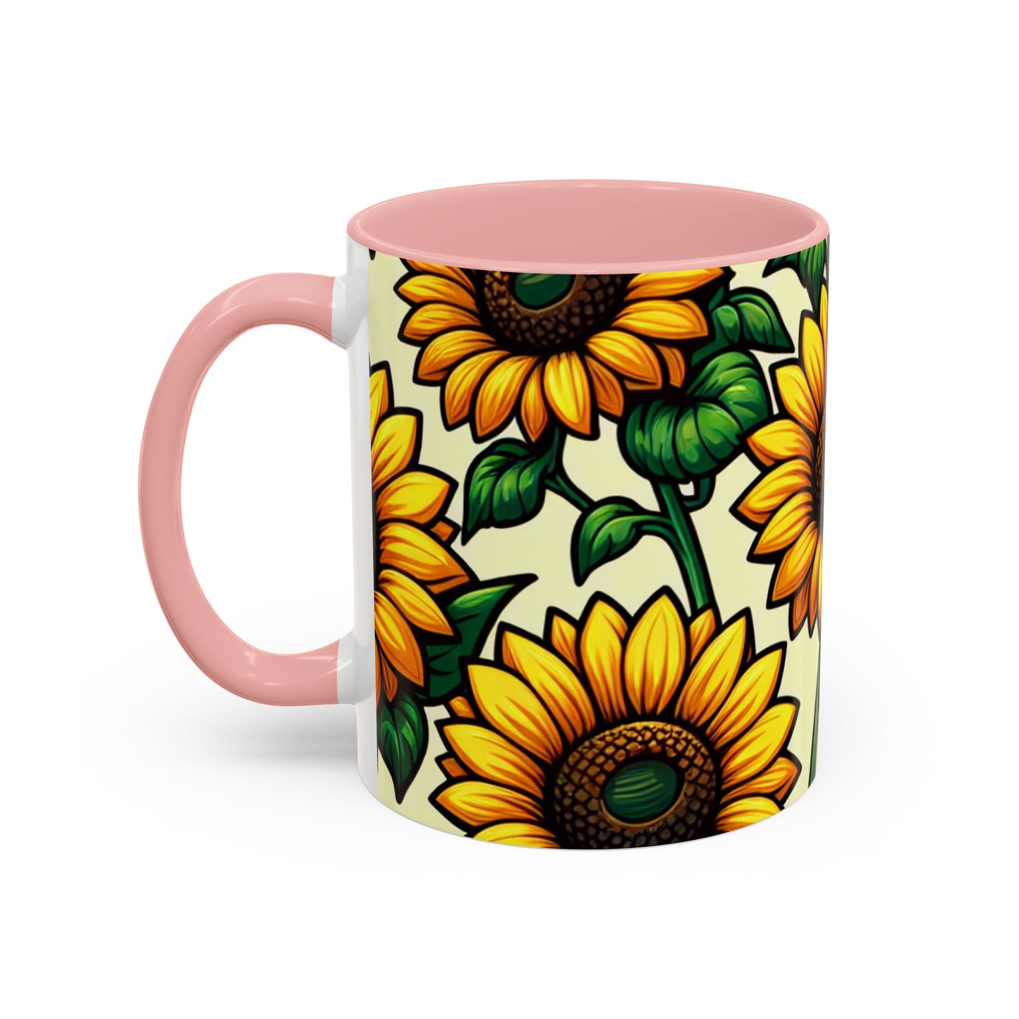 Golden Helianthus Haven - Mugs