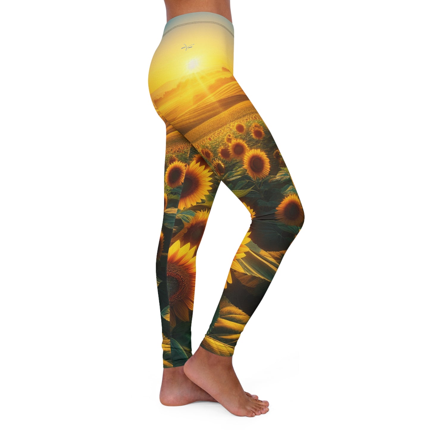 Amber Sunrise Serenade - Leggings