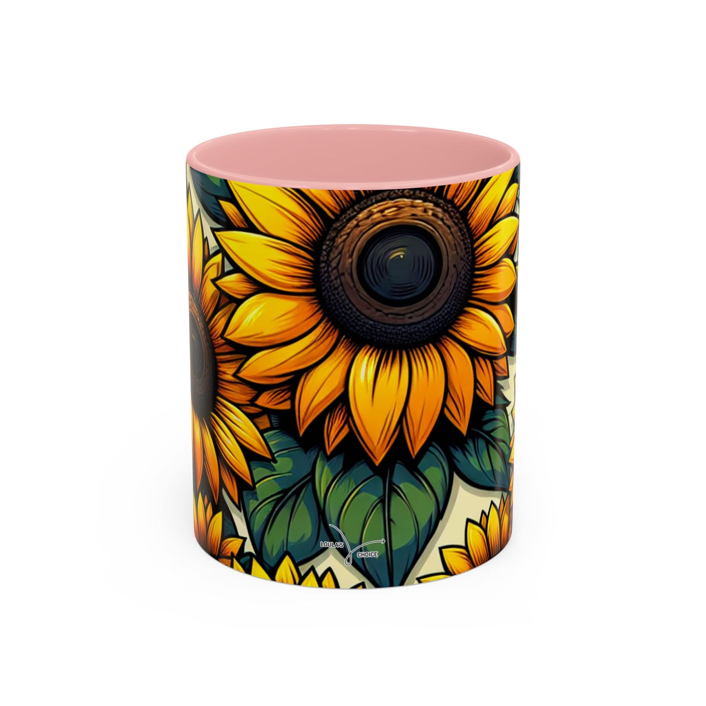 Sunflower Radiance Essence Pattern - Mugs