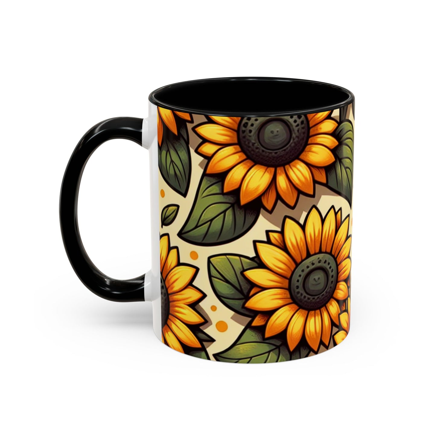 Sunshine Meadow Sunflower Array - Mugs