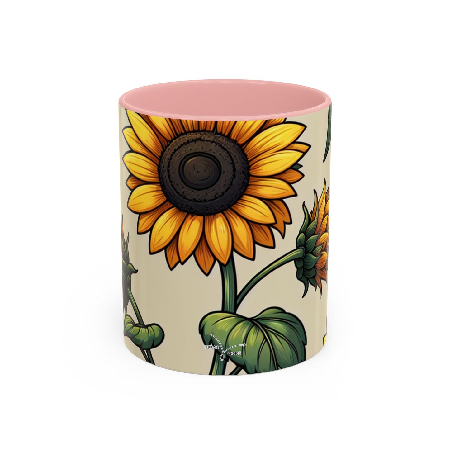 Sunlit Sunflower Serenade - Mugs