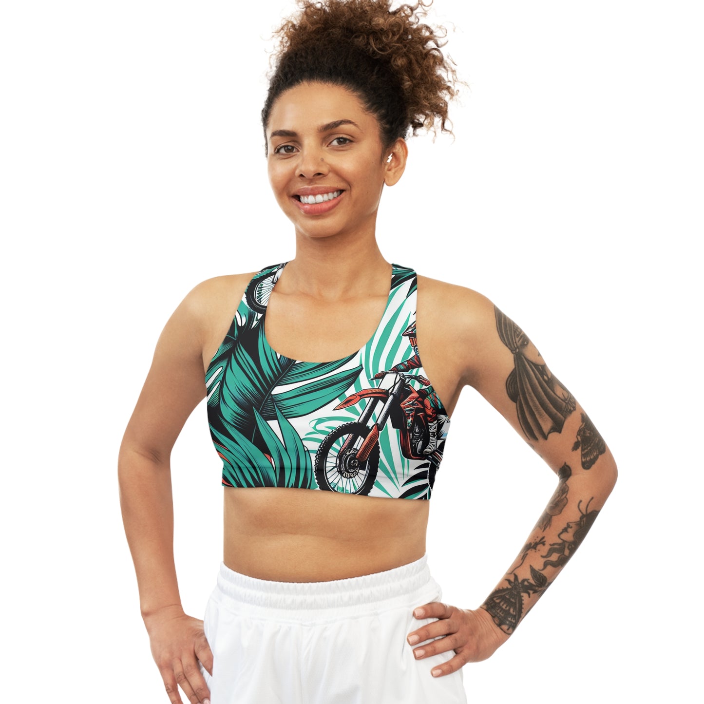 Tropical Moto Rush - Sports Bra