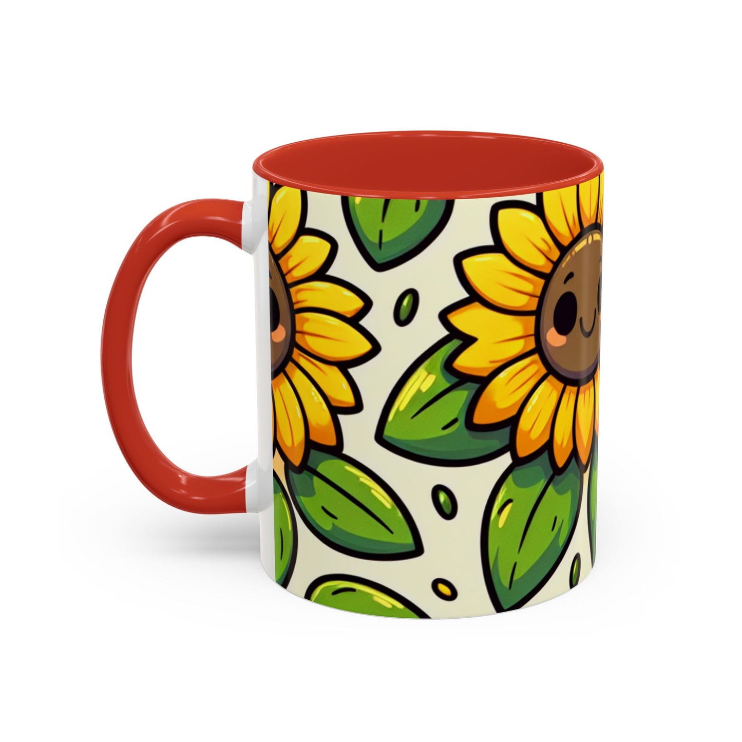 Sunny Smiles Floral Delight - Mugs