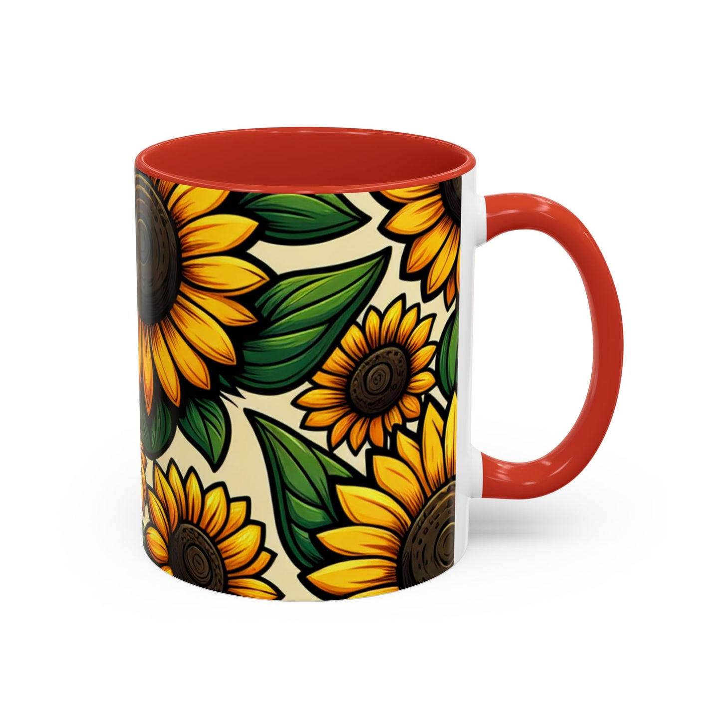 Sunshine Meadow Sunflower Bloom - Mugs
