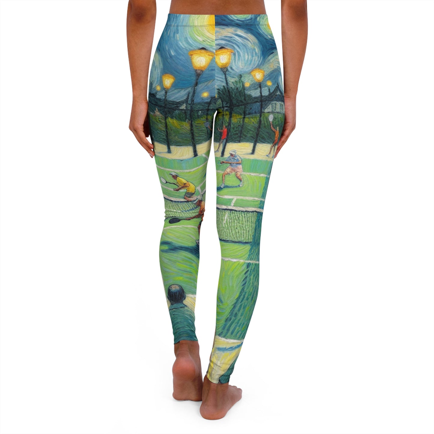 Starry Night Pickleball Match - Leggings