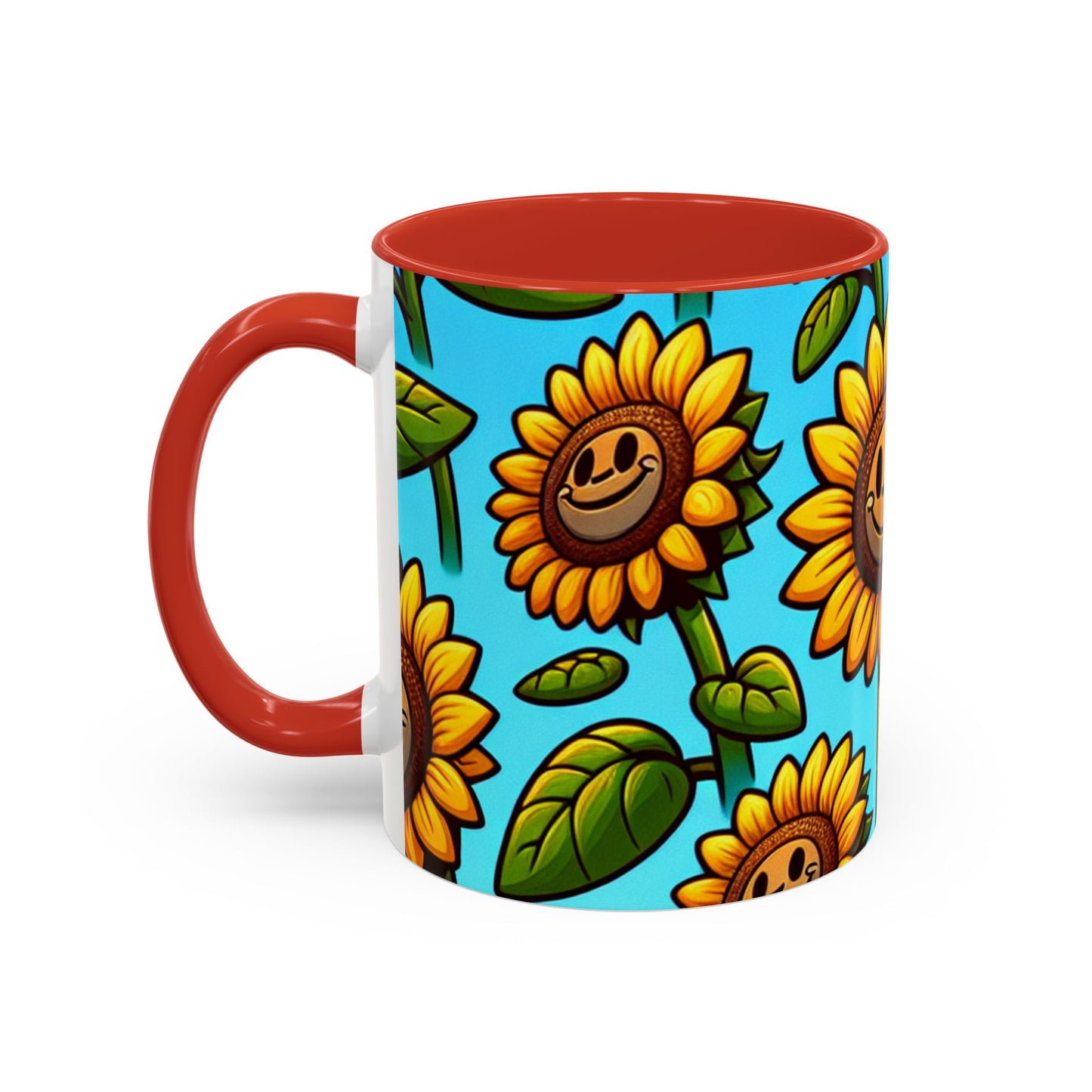 Sunny Smiles Sunflower Haven - Mugs