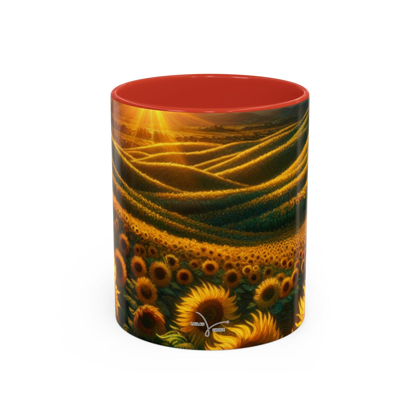 Sunrise Helianthus Waves - Mugs