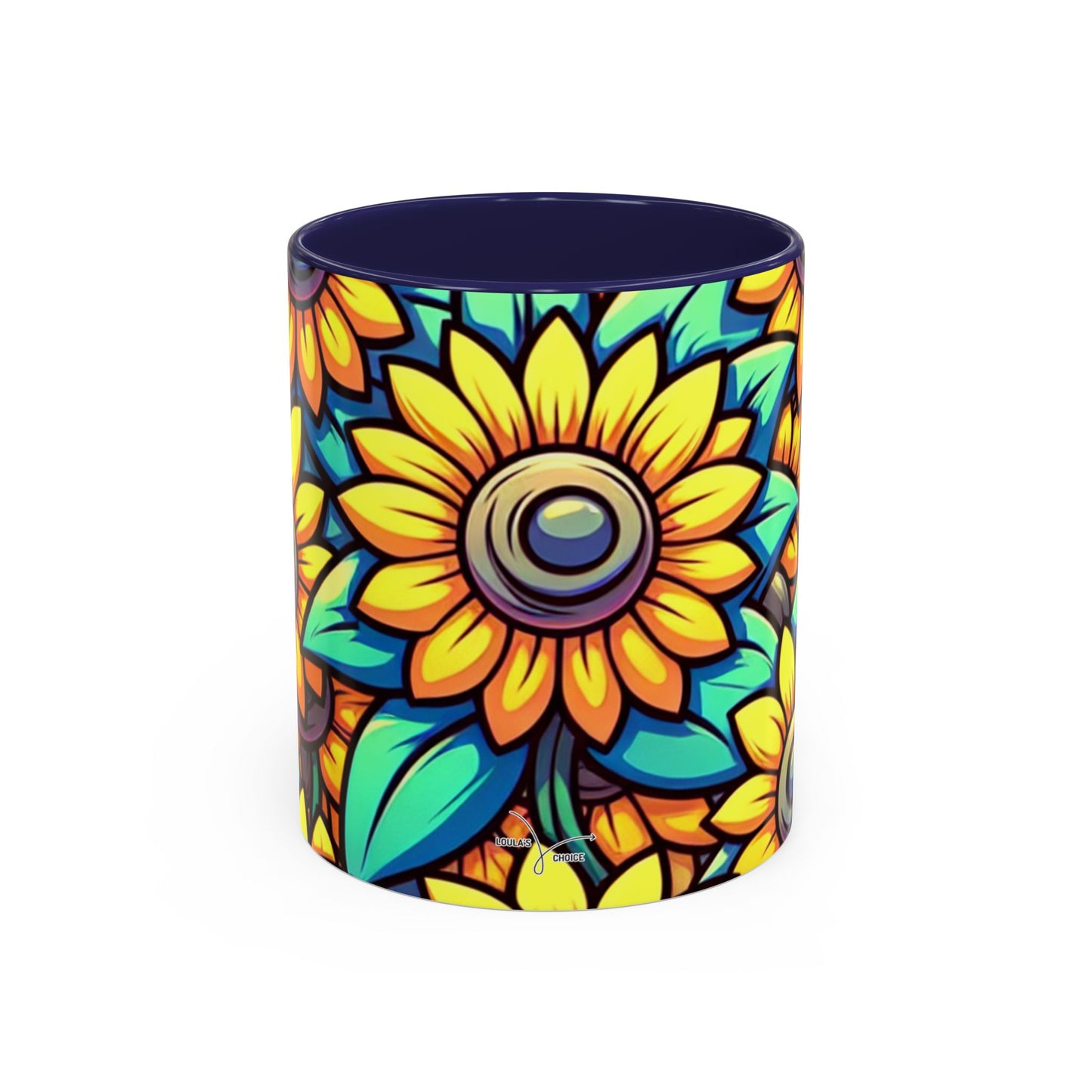 Sunburst Petal Cascade - Mugs