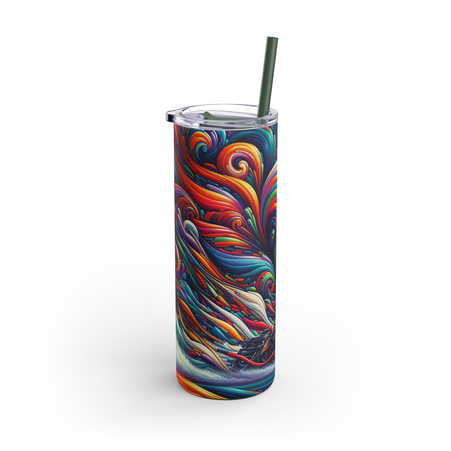 Dynamic Waves of Color - Tumblers