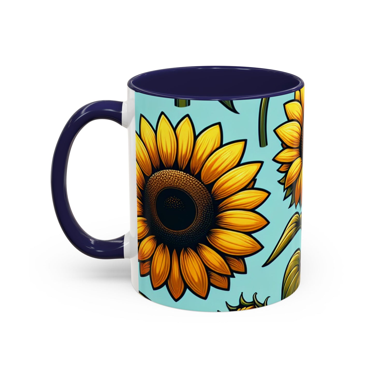Sunny Splendor Sunflower Array - Mugs