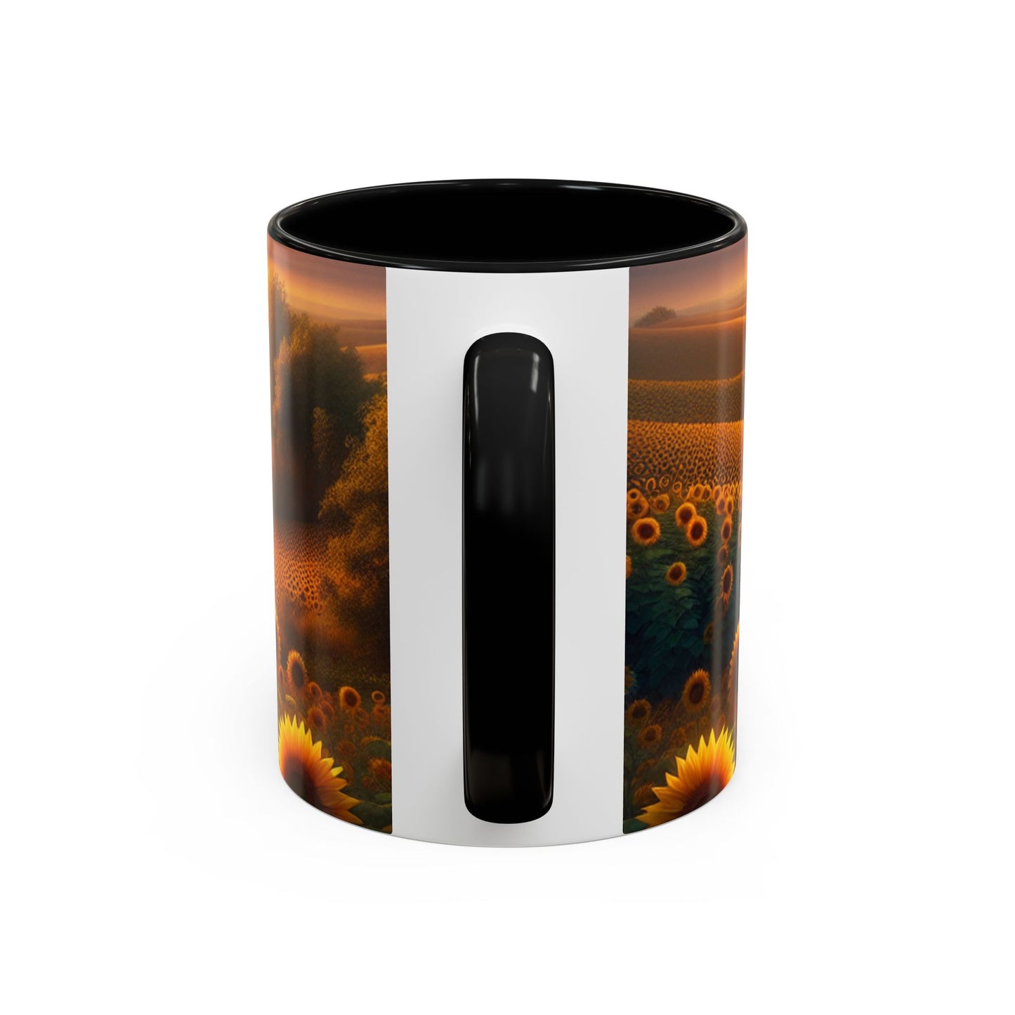 Amber Sunflower Expanse - Mugs