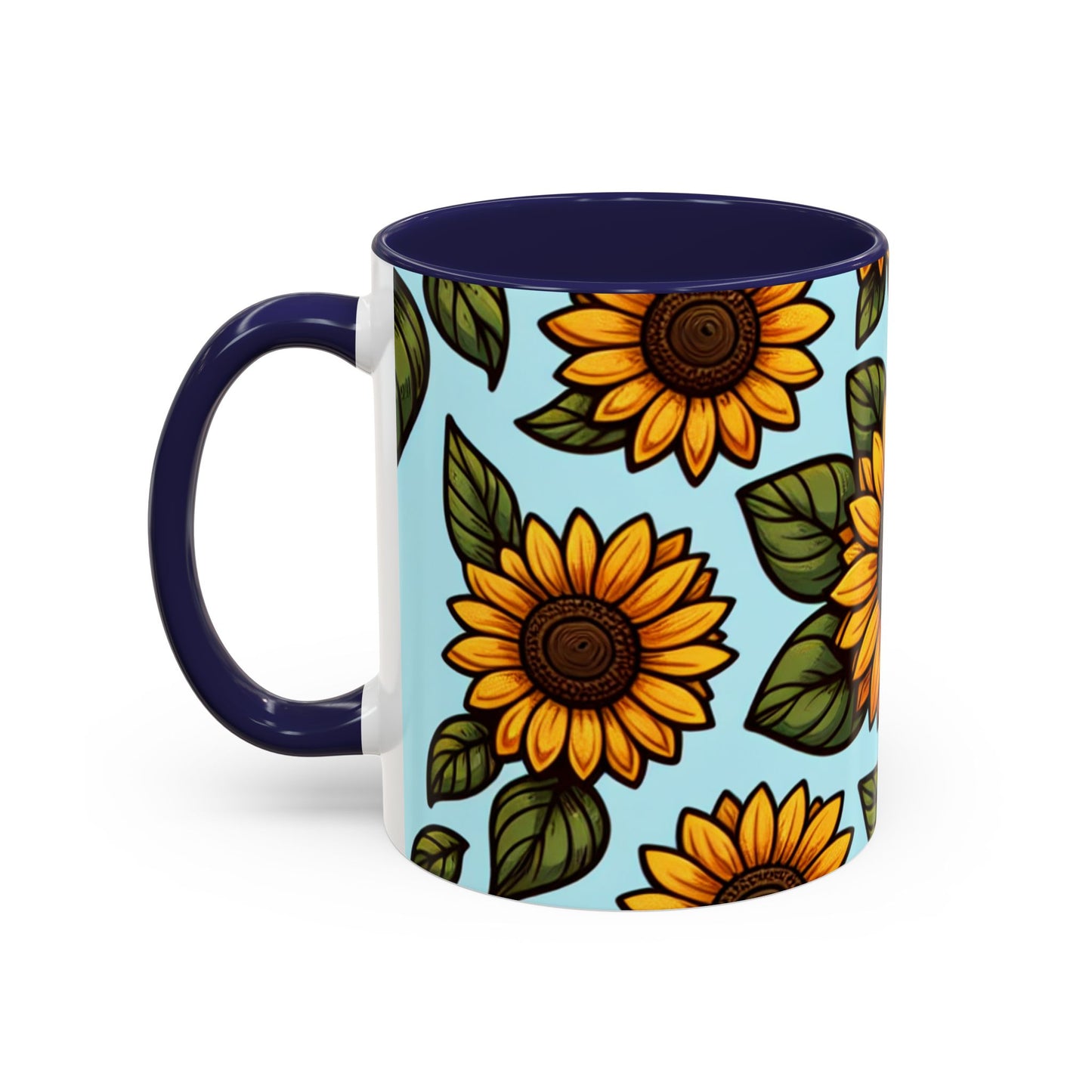 Sunshine Meadow Sunflower Array - Mugs