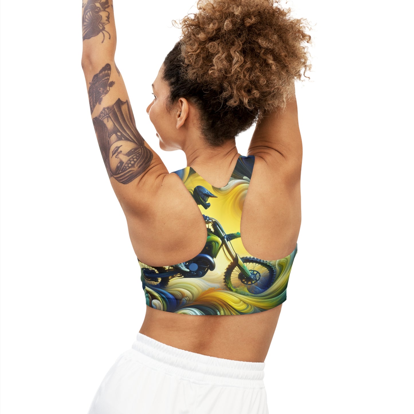 Moto Vortex Elegance - Sports Bra