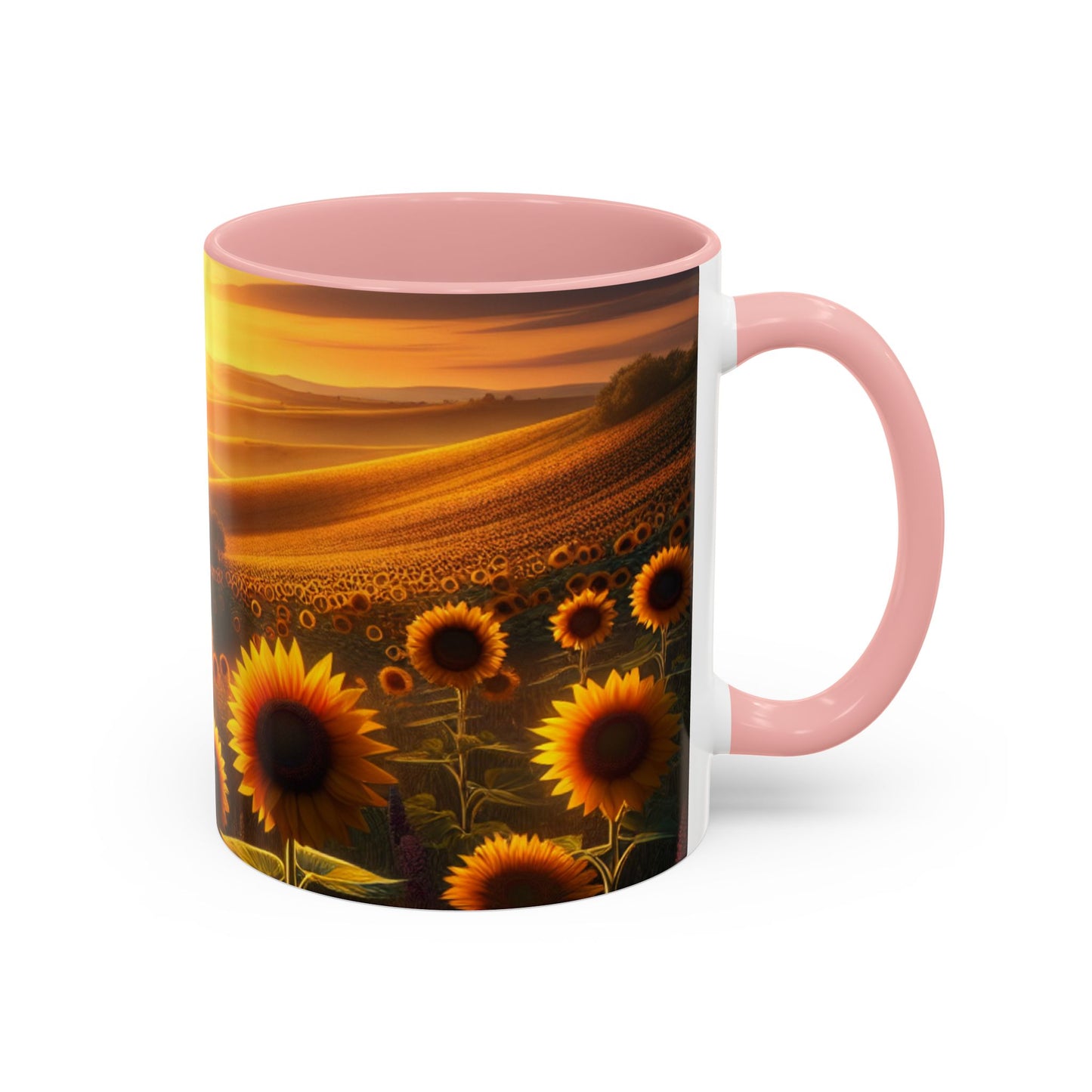 Amber Sunflower Serenade - Mugs