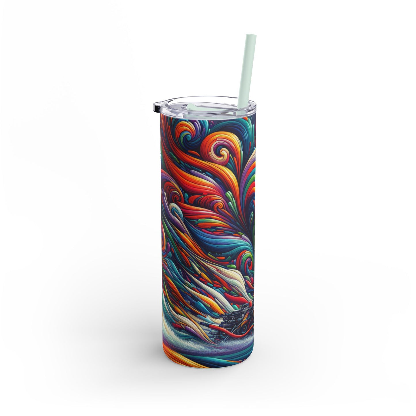 Dynamic Waves of Color - Tumblers