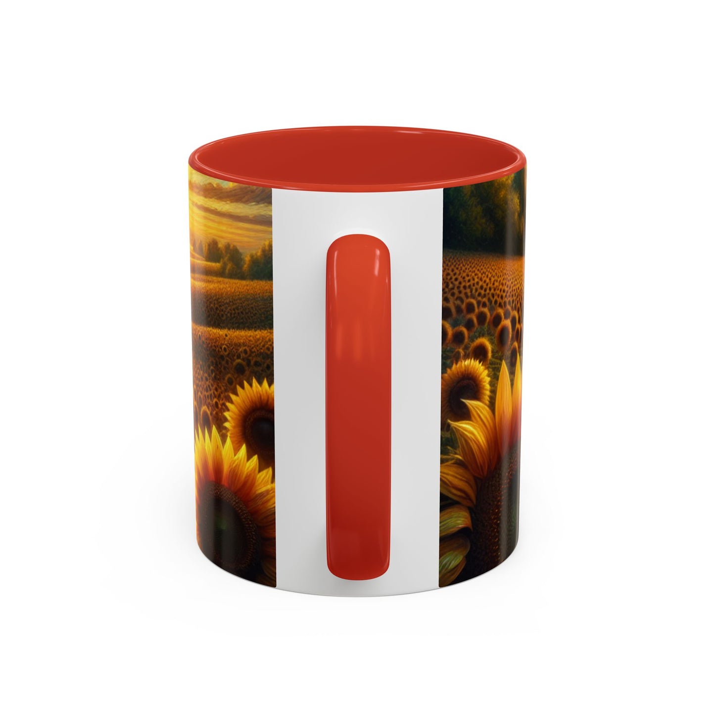 Sunset Serenade in the Sunflower Valley - Mugs