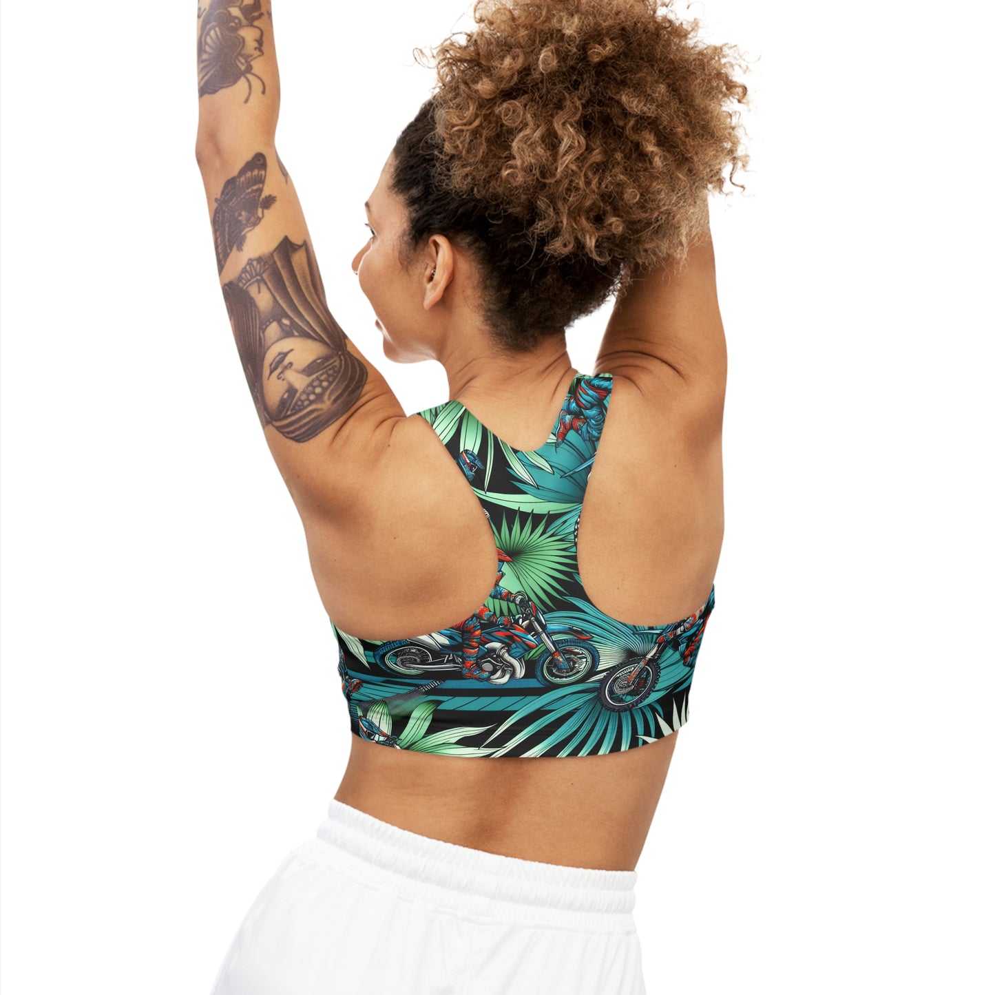 Tropical Motocross Mayhem - Sports Bra