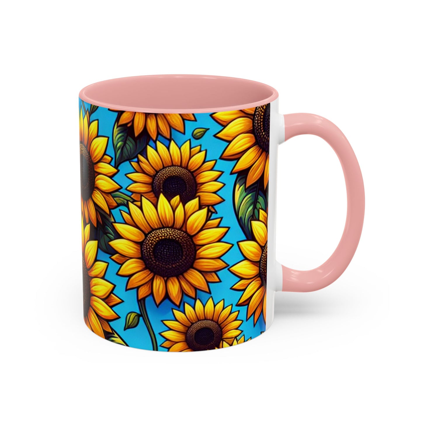 Azure Meadow Sunburst - Mugs
