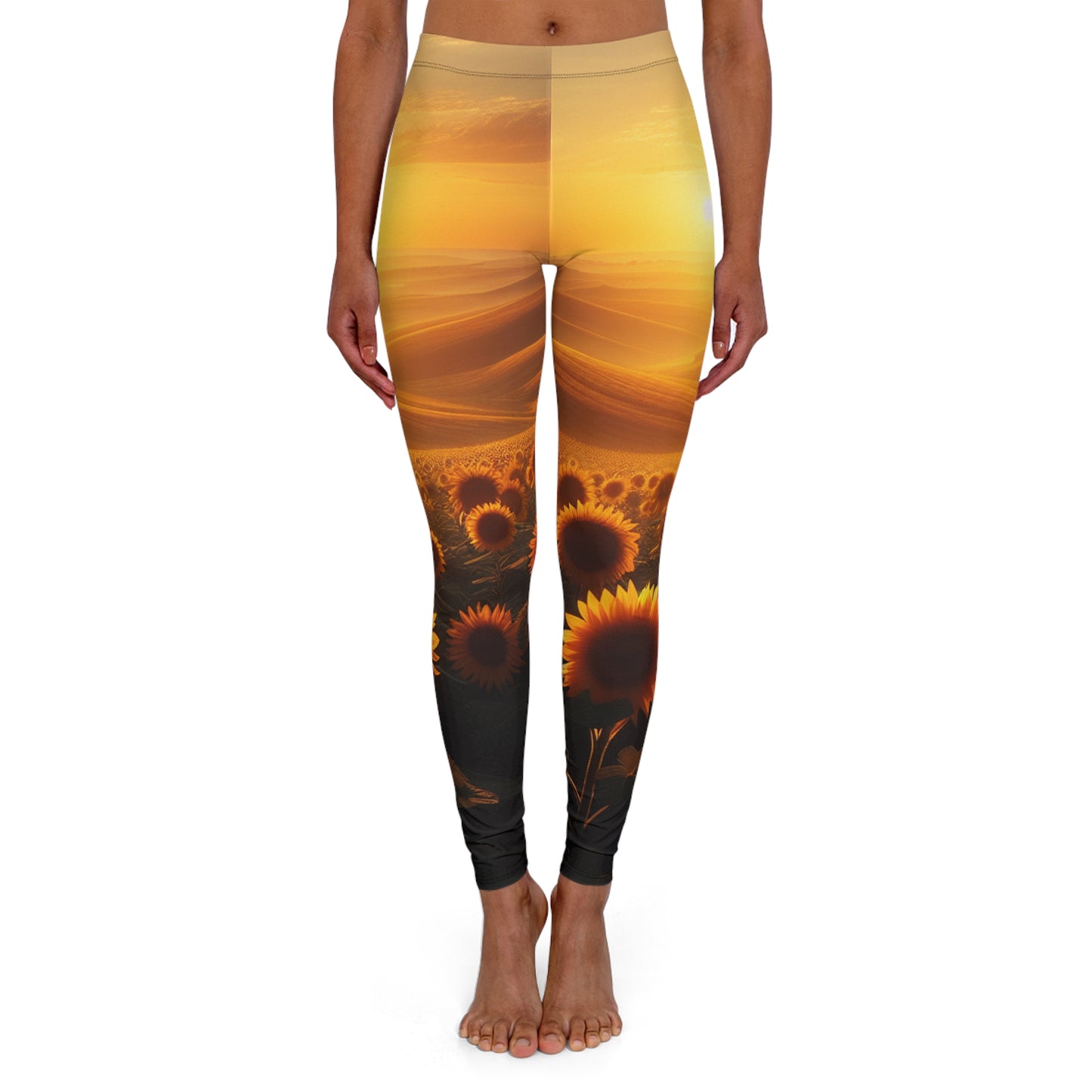Amber Waves and Sunflower Blaze - Leggings