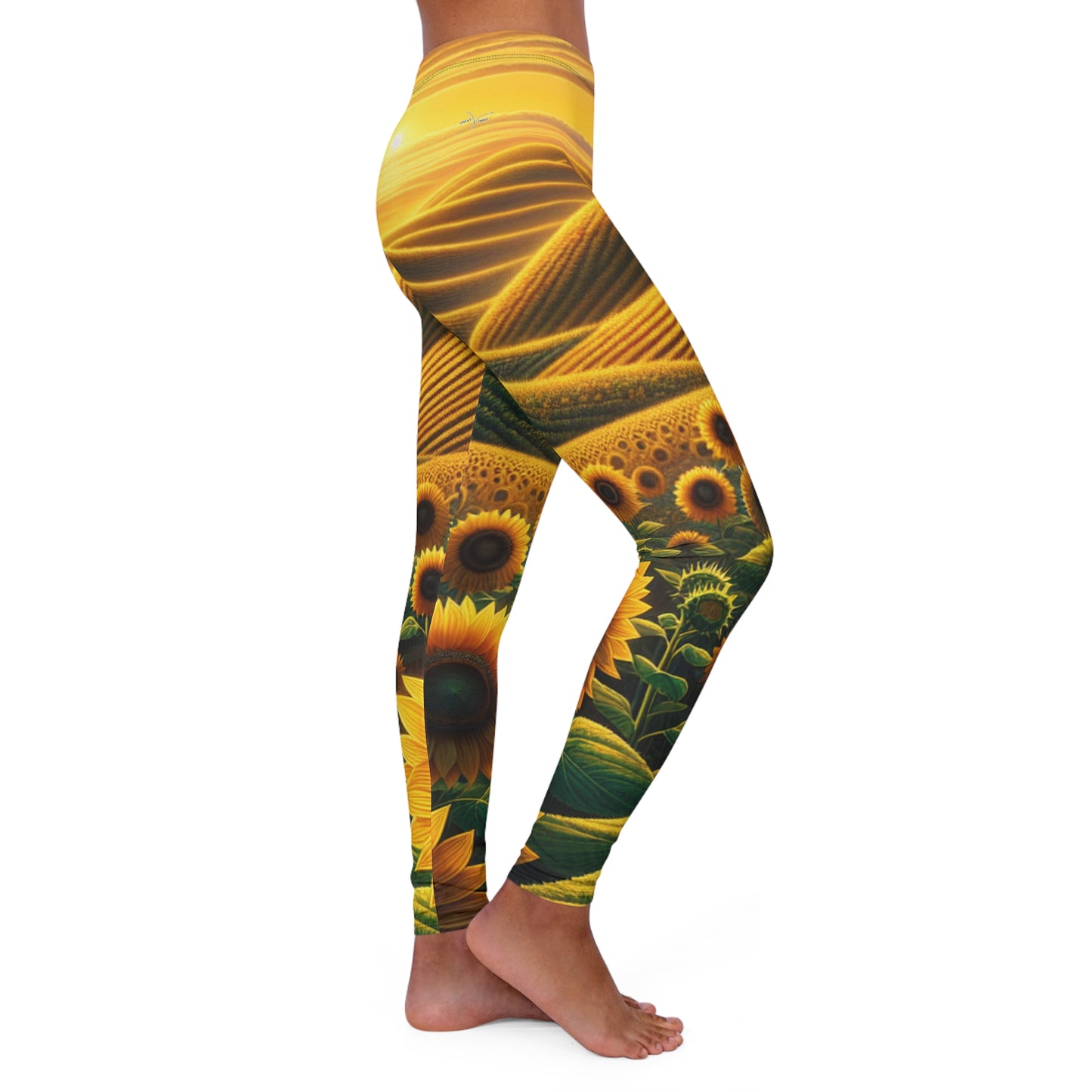 Amber Waves and Sunflower Blaze - Leggings